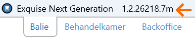 Versienummer met m-aanduiding